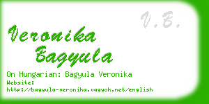 veronika bagyula business card